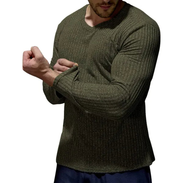 Casual Ribbed Sweater