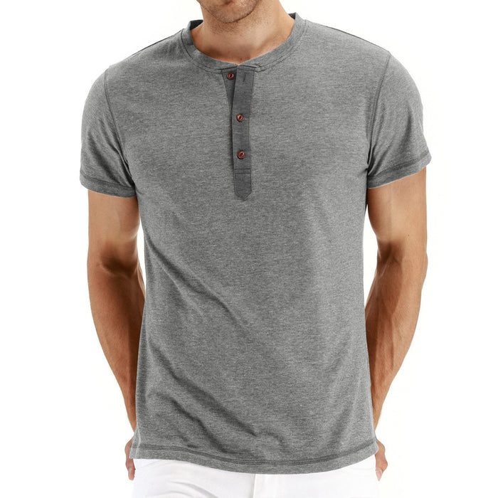 Henley Solid T-Shirt