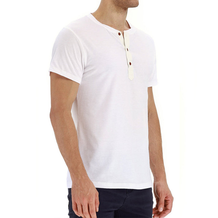 Henley Solid T-Shirt