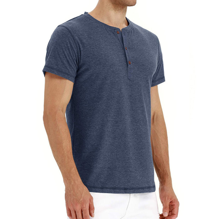 Henley Solid T-Shirt