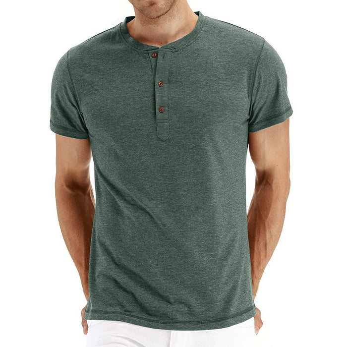 Henley Solid T-Shirt