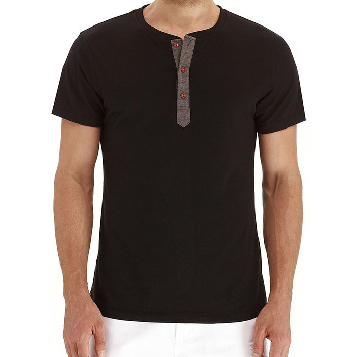 Henley Solid T-Shirt