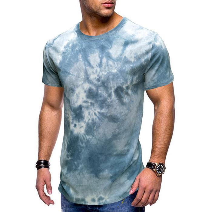 Tie Dye Print Crewneck T-Shirt