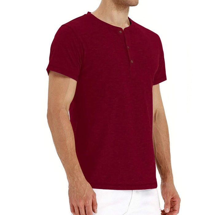 Henley Solid T-Shirt