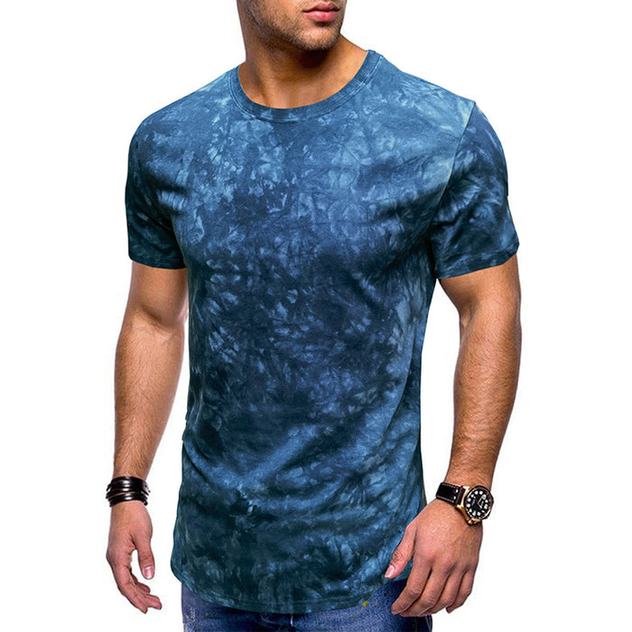 Tie Dye Print Crewneck T-Shirt