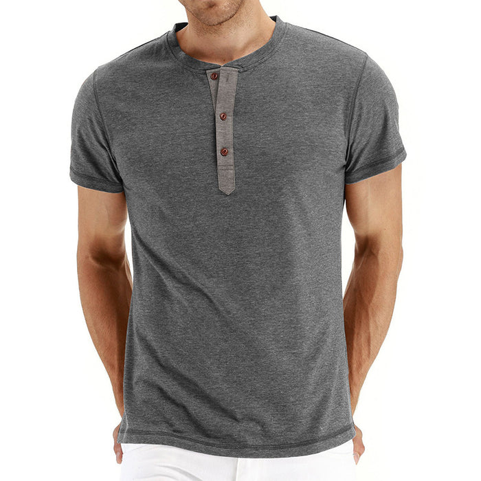 Henley Solid T-Shirt