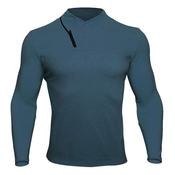 Slim Fit High Neck Pullover