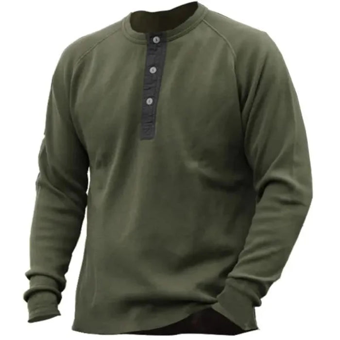 Henley Long Sleeve Pullover