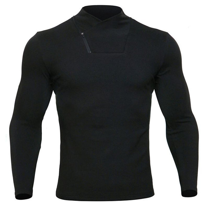 Slim Fit High Neck Pullover