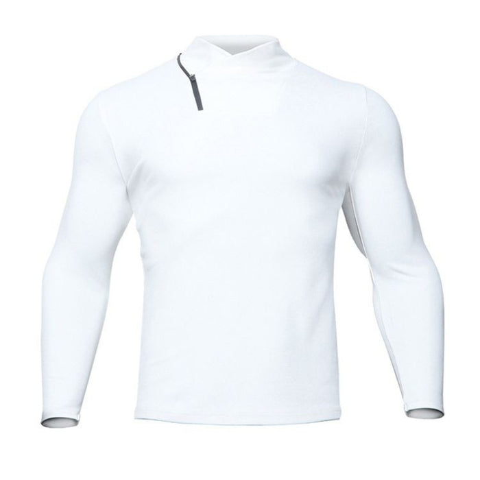 Slim Fit High Neck Pullover