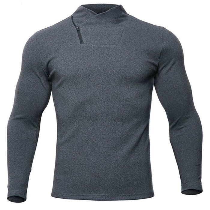 Slim Fit High Neck Pullover