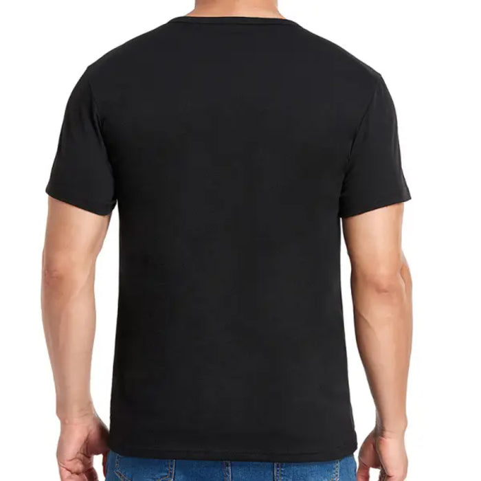 Solid Casual Short Sleeve Men's T-Shirt