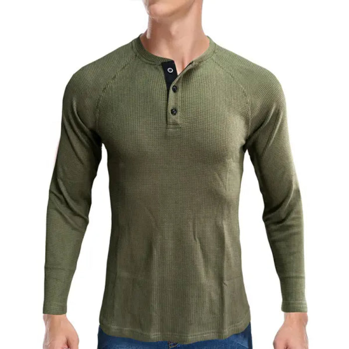 Henley Buttoned T-Shirt