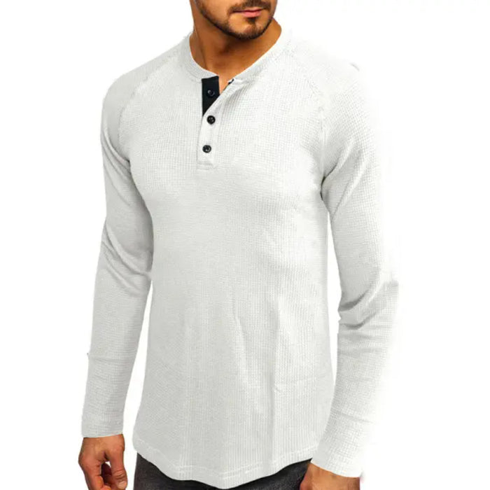 Henley Buttoned T-Shirt