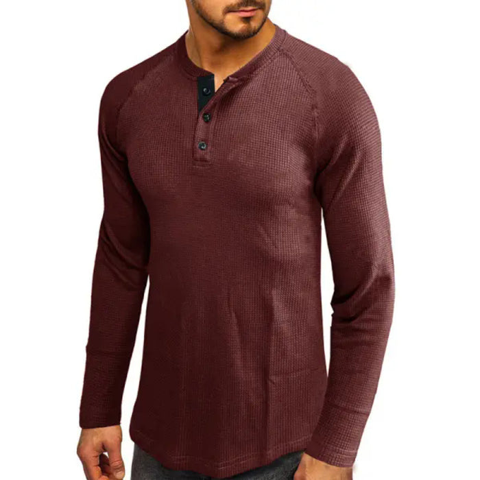 Henley Buttoned T-Shirt