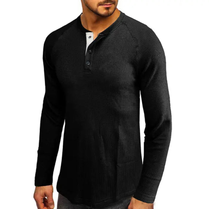 Henley Buttoned T-Shirt