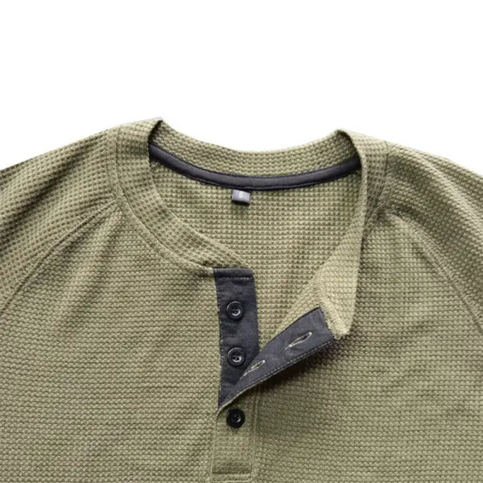 Henley Buttoned T-Shirt