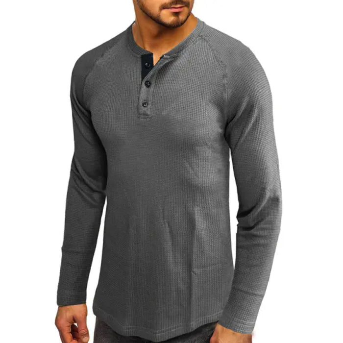 Henley Buttoned T-Shirt