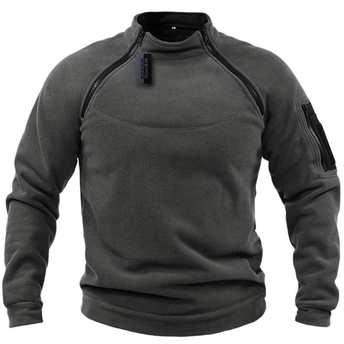 Tactical Zip Up Fleece Sweatshirt