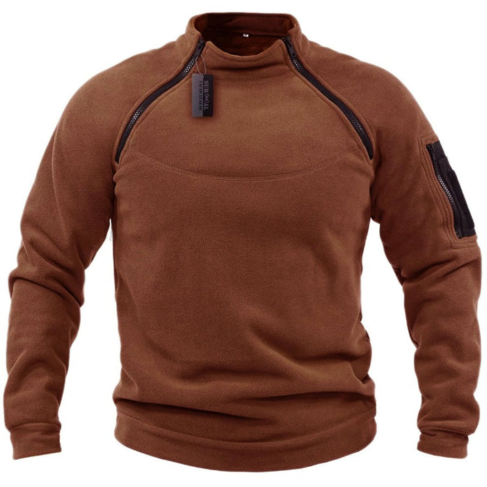 Tactical Zip Up Fleece Sweatshirt