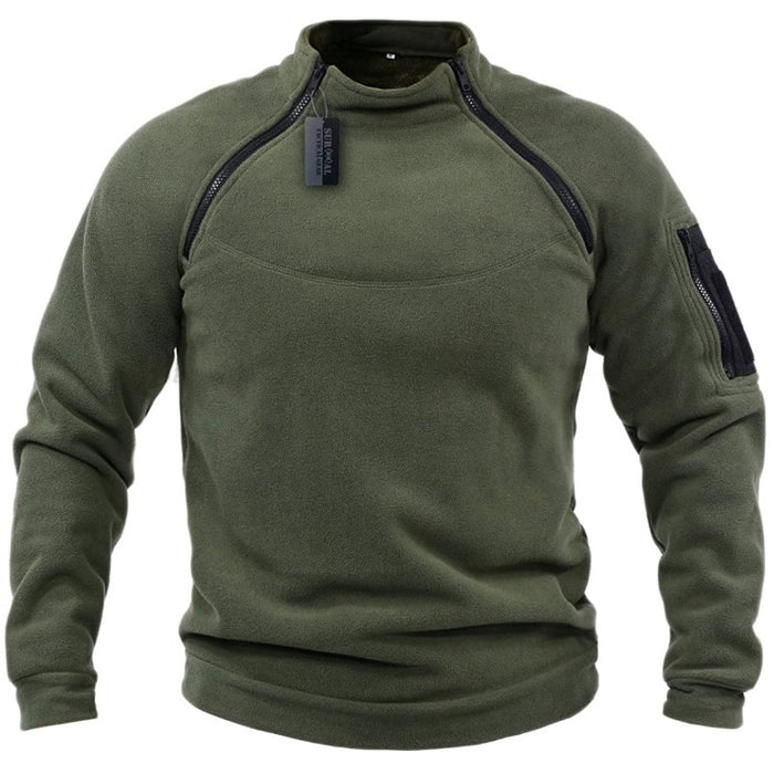 Tactical Zip Up Fleece Sweatshirt