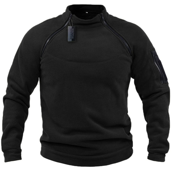 Tactical Zip Up Fleece Sweatshirt